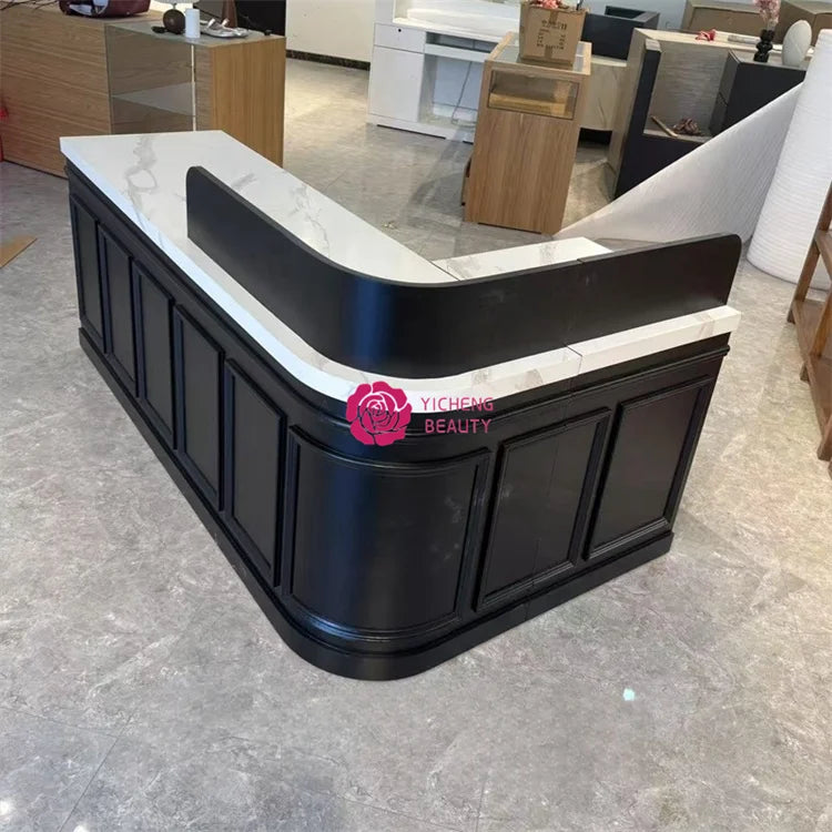 Beauty Luxury Front Desk Sport Center Reception Desk Modern Design Reception Desk For Beauty Salon With Cheap Price