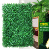12pcs 40*60cm Artificial Hedge Christmas Decorations Fake Plants Panel Wedding Grass Mat Garden Backyard Wall Decor Home Garden