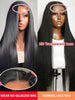 250 Density Straight 13x6 HD Black Lace Frontal Wigs 5x5 Glueless 30 40 Inch 13x4 Lace Front Human Hair Wig Bone Closure Wear Go