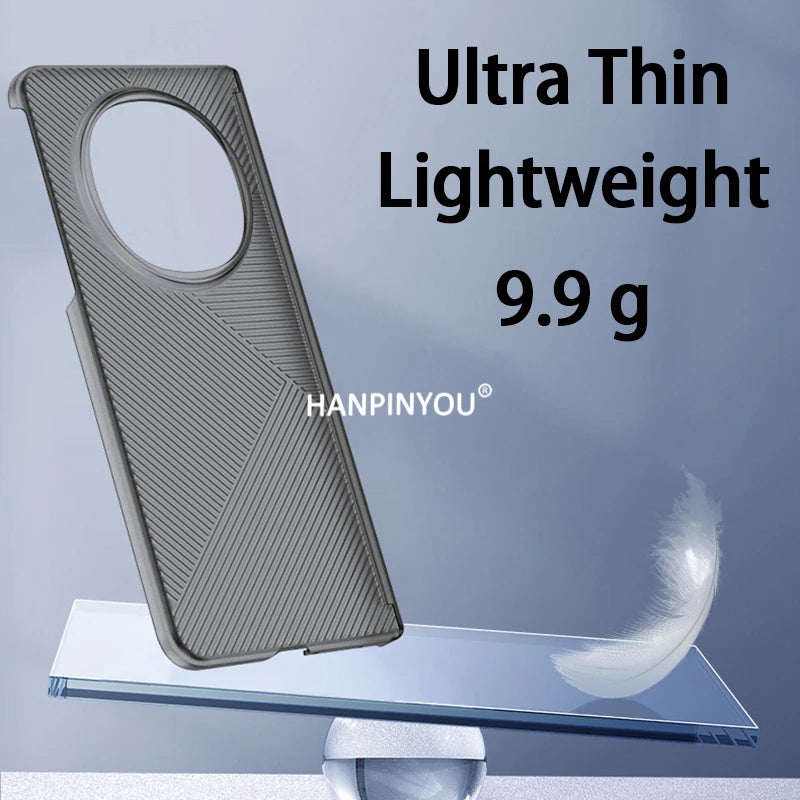 Lightweight Ultrathin Hard Phone Case For OPPO Find N5 Matte Geometric frosted stripe Cover Simple Stylish Anti-Fingerprints