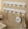 Punch-free wall-mounted living room clothes hanger load-bearing hook towel bathroom wall strong adhesive hanger