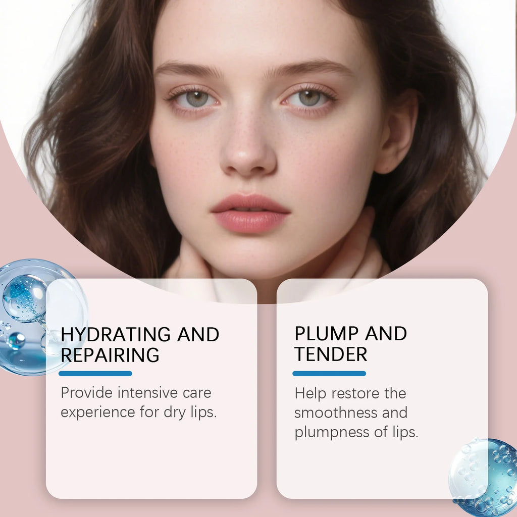 Lip serum, gently moisturizes, finely hydrating, relieves dryness, suitable for soft lips