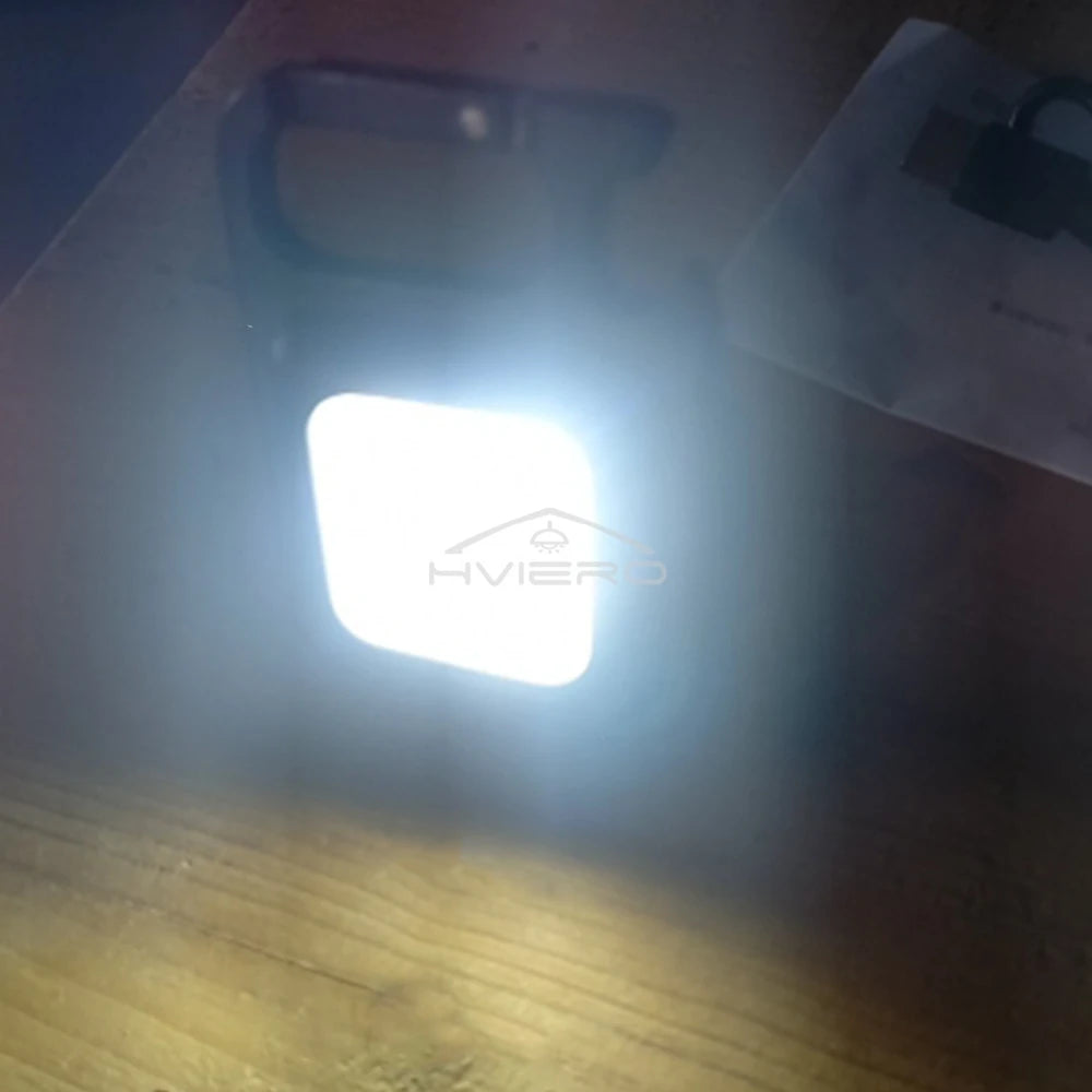 Mini Flashlight Keychain Carry LED Light Work High Power Flashlights Waterproof USB Charge Hard Lamp Outdoor Lighting Highlight