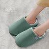Winter Home Cotton Slippers Corduroy Home Cotton Slippers Keep Warm Indoor Leisure Home Cold-Resistant Warm Soft Sole