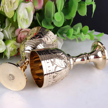 Laai beeld in Galery-kyker, Pakistan Pure Brass Wine Glass Pure Brass Wine Glass Classical Wine Cup Handmade Goblet Home Bar Party Copper Wine Glass Mug