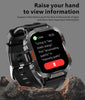 LIGE New Outdoor Military Smart Watch Men 420mAh LED Flashlight Heart Rate Sleep Health Monitoring Sport Fitness Smartwatch 2025