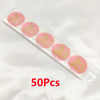 2.5cm 50/500pcs Thank You Round Sticker Scrapbook Letter Handmade Stickers Seal Labels Stickers Wedding Gift Flower Decoration