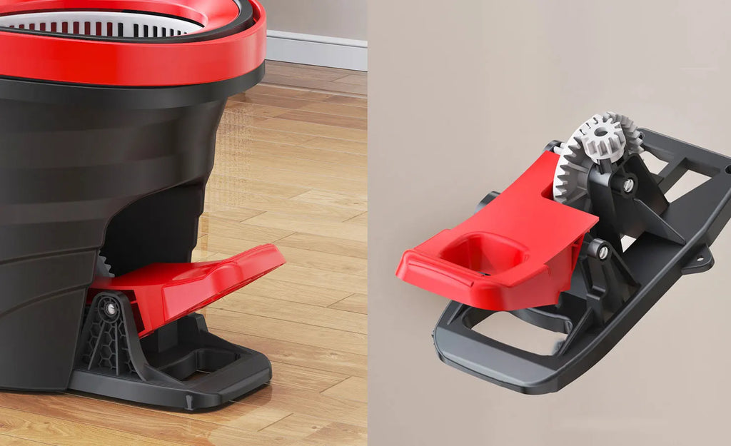 Complete Mop Set for Removing Buckets, Rotary Twist Design with an Easy Start Removal System