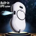 Auto Window Cleaning Robot with UPS System, Intelligent Vacuum & Mop Combo for Glass Floor Home Office Smart Appliance
