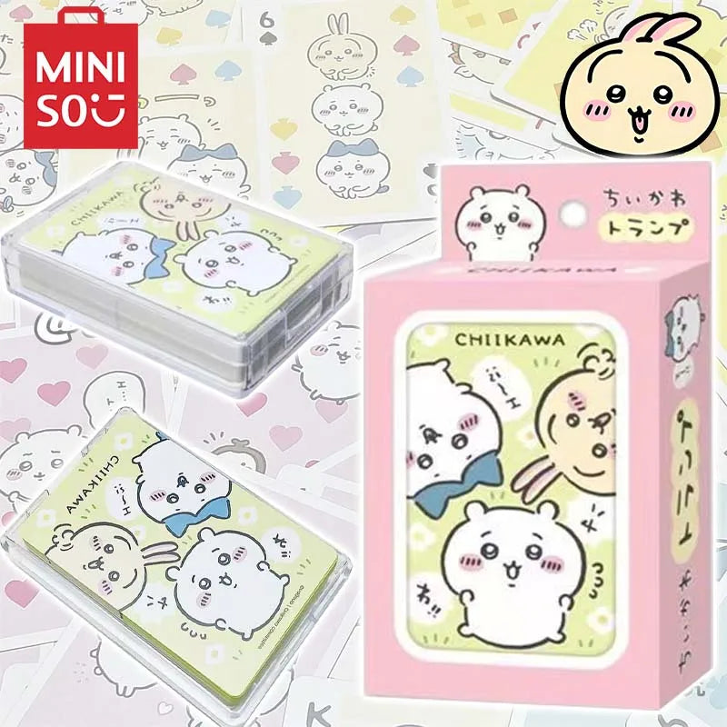 Sanrio Chiikawa Games Playing Card Family Funny Entertainment Board Game Fun Playing Cards Kids Toys Birthday Christmas Gifts