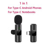 New Professional Wireless Lavalier Microphone for iPhone iPad Laptop Android Live Gaming Video Recording Interview Business Mic