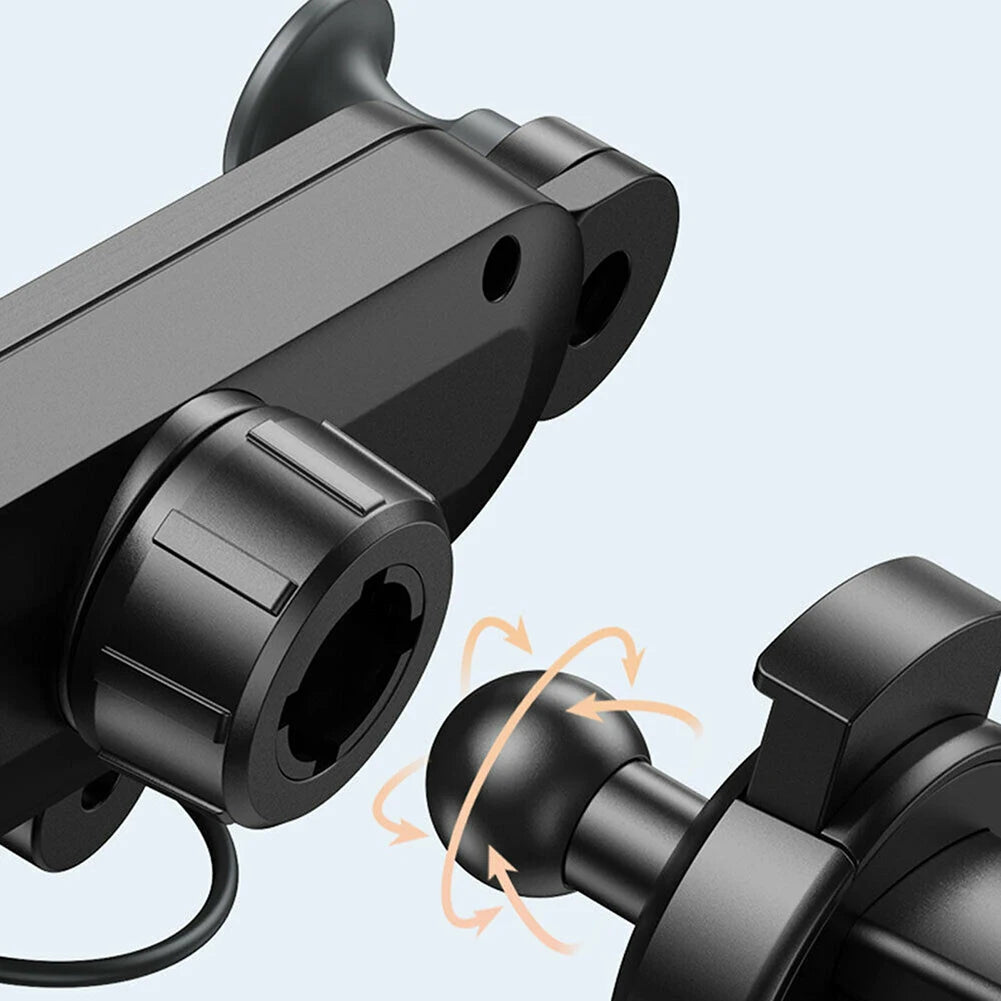 Maximum Safety Car Mobile Phone Holder  5 Point Support Design  Stable and Anti Slip  Fits 4 7 6 5 inch Smartphones