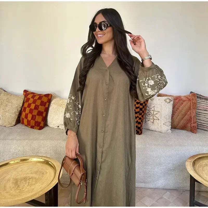 Women Vintage Solid Loose Pants Suit Lapel Single Breasted Long Sleeve Shirt Wide Leg Pants 2 Pcs Set 2025 New Ladies Streetwear