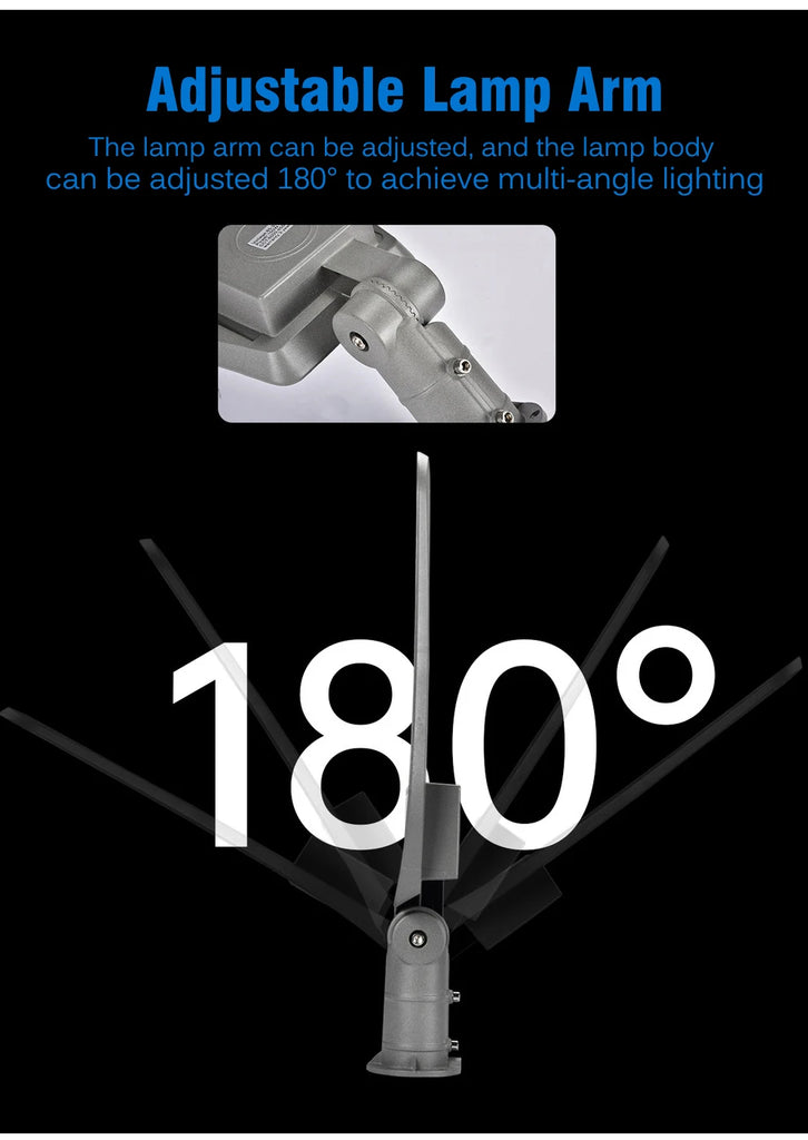 New Outdoor Street Lightf 50W 100W 150W 200W High Power Ultra Bright Waterproof Garage Courtyard Lighting Spotlight