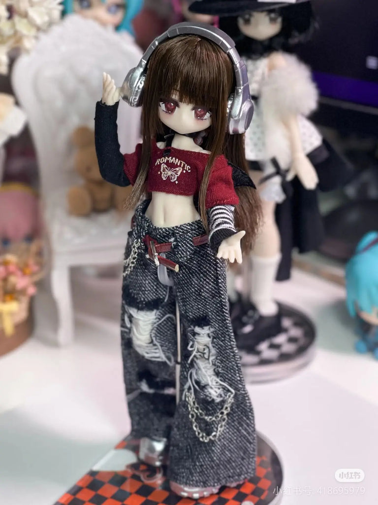 Kawaii Momotale 8-Point Mjd Movable Doll Girl Body Series Trendy Anime Figurines Collectable Ornaments Girl Heart Toys