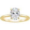 New Hot Selling Gold Plated Rings For Women Oval Cubic Zirconia Jewelry Wedding Engagement Ring Wholesale Size 5-10