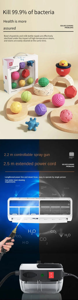 Steam Cleaner High Temperature Sterilization Air Conditioning Kitchen Hood Home /Car Steaming Cleaner 110V US Plug /220V EU Plug