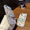 Ins Korean Cute Snacks White Bear Holder for IPhone Bracket Grip Tok Cartoon Magnetic Wireless Charge Phone Stand Phone Support