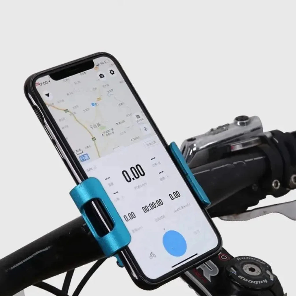 Metal Motorcycle Bike Phone Holder Aluminum Alloy Anti-slip Bracket GPS Clip Universal Bicycle Stand Support for All Smartphones