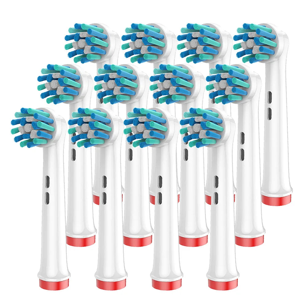 Toothbrush Heads for Oral B Sensitive Clean Professional Care: 500, Triumph Professional Care: 9000, Sensitive Clean - Mighty Dollars