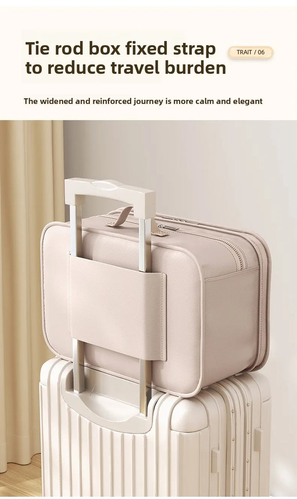 1pc Hanging Travel Clothes Storage Bag Large Capacity Underwear Storage Bag Business Trip Tourism Hotel Wardrobe Hanging Bag