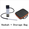 Portable Car Hookah Set with Silicone Hose Mini Shisha for Outdoor Travel Mobile Shisha Narguile Chicha Cachimbas