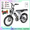 RCB 20'' E Bike, Electric Mountain Bike for Adults, Commuting Electric Bike with Removable 48V 15Ah Battery & APP, Range 40-60KM