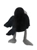 25cm Black Crow Plush Birdie Cuddly Black Raven Plush Toy Realistic Crow Soft Christmas Gift for Kids Bird Lovers Home Decor