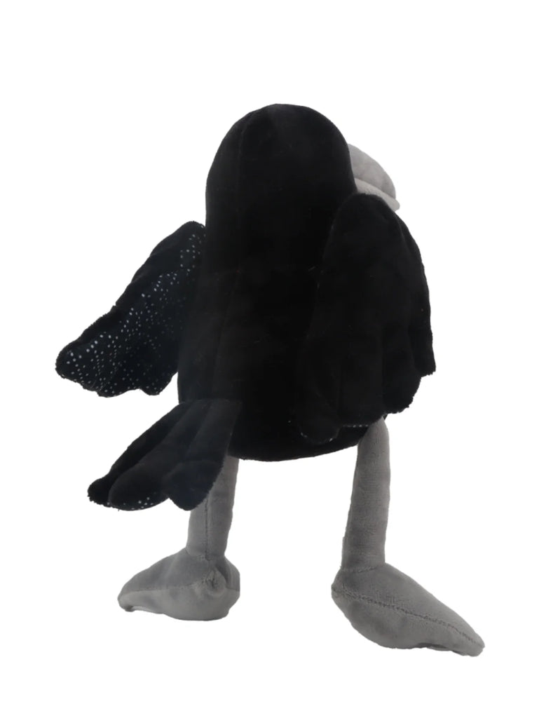 25cm Black Crow Plush Birdie Cuddly Black Raven Plush Toy Realistic Crow Soft Christmas Gift for Kids Bird Lovers Home Decor