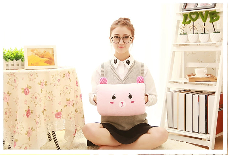 Lovely Gray Cat Kitten Panda Frog Strawberry Pig Cute Animal Soft Stuffed Plush Toy Hand Warm Girl Boy Birthday Christmas Gift