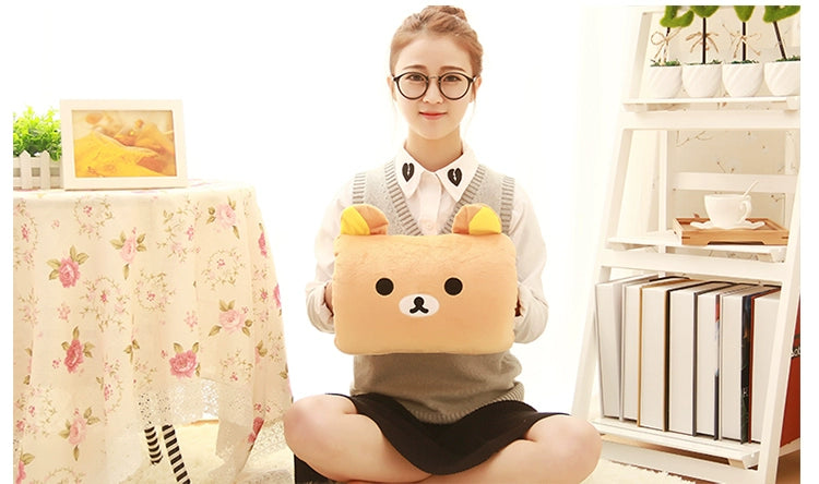 Lovely Gray Cat Kitten Panda Frog Strawberry Pig Cute Animal Soft Stuffed Plush Toy Hand Warm Girl Boy Birthday Christmas Gift