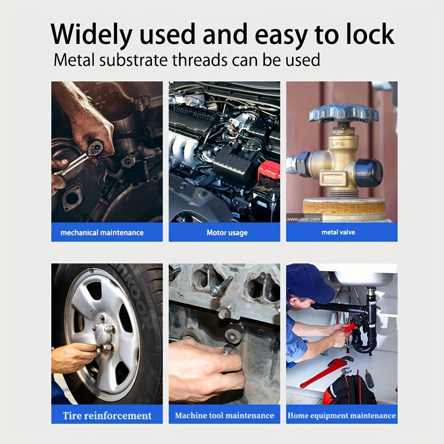 1/3pcs Multifunctional Vitamin Adhesive 222/243 Medium High Strength Screw Glue Medium High Strength Automotive Special Screw Glue Anti-slip Fastening Anaerobic Glue Removable And More