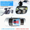 Wide Angle Convex Rearview Mirror, Adjustable Car Interior Mirror for Backseat, Automotive Accessories