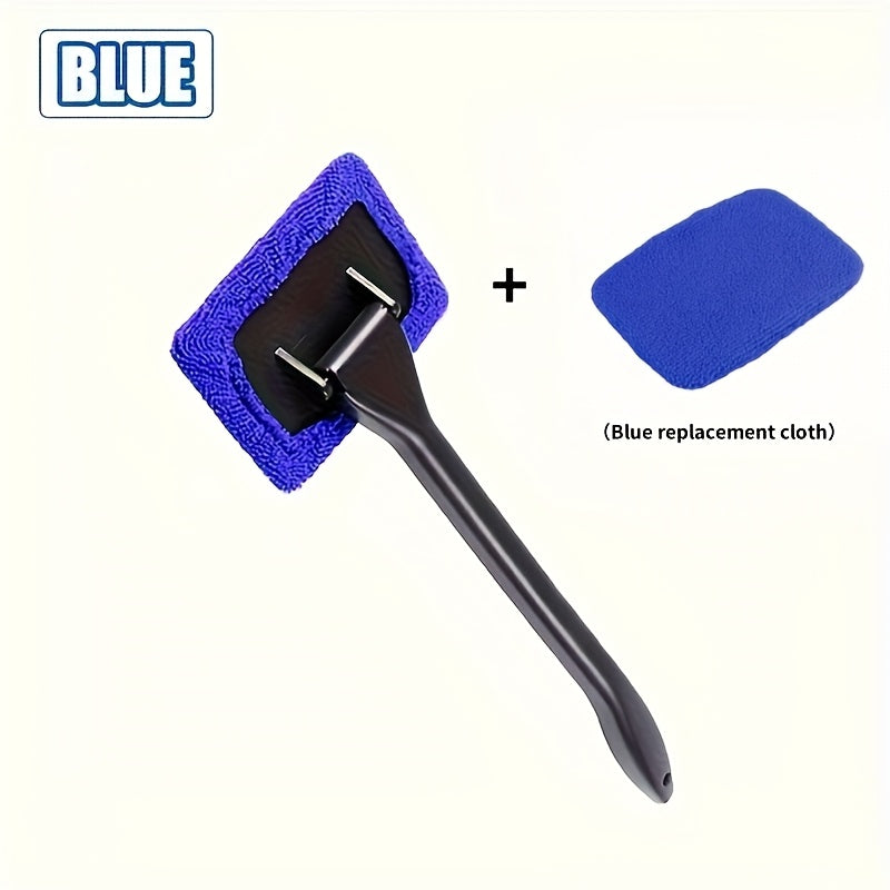 Car Window Cleaning Brush Kit for Windshield Cleaning Tools, Interior Car Wiper with Long Handle, Automotive Accessories.