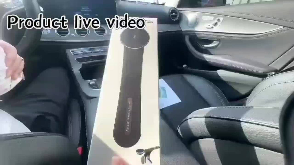 1pc 15W Premium Car-mounted Folding Wireless Charger with Ambient Light - Strong Magnetic Suction, Foldable, Non-Slip, Universal Compatibility for Car, Home, Office - Easy to Use, Space-Saving, and Portable Automotive Accesso