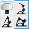 Wide Angle Convex Rearview Mirror, Adjustable Car Interior Mirror for Backseat, Automotive Accessories