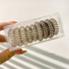 9 Pcs Spiral Hair Ties No Crease, Coil Hair Ties, Phone Cord Hair Ties, Women Ponytail Holder Elastics