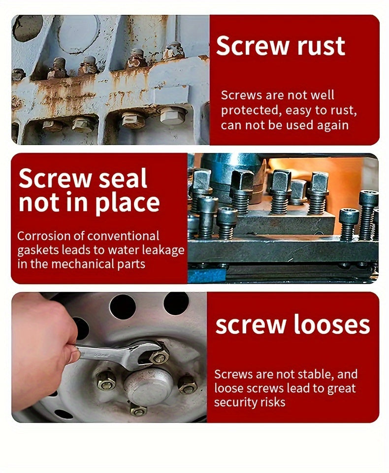 1/3pcs Multifunctional Vitamin Adhesive 222/243 Medium High Strength Screw Glue Medium High Strength Automotive Special Screw Glue Anti-slip Fastening Anaerobic Glue Removable And More