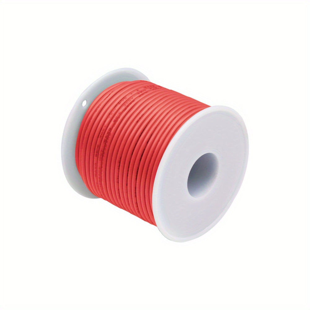 1 Set 65.6 Feet Ultra Flexible 18 AWG 18 Gauge Silicone Wire Spool with 150 Strands of Tinned Copper Wire, High Temp 200°C 300V Stranded Electrical Wire for Electric DIY, Automotive, Home, and Power Wiring Kits