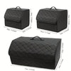 1pc Car Trunk Organizer Storage Box Collapsible Auto Cargo Storage Container Toys Food Storage Bag Car Stowing Automotive Accessories