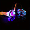 Trendy LED Glowing Watches Rhinestone Stubbed Silicone Watches Gift For Birthday Christmas Gift Accessories