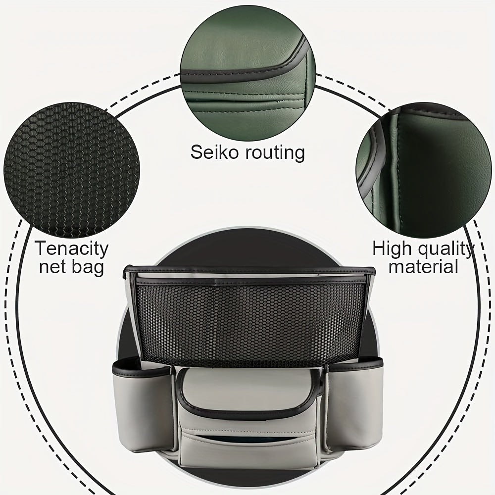 Large Capacity Car Purse Holder - Spacious Organizer for Document, Phone, and Accessories Storage - Premium Automotive Console Accessory for a Clutter-Free Car Interior