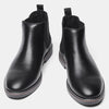 Men'S Chelsea Boots - Classic Ankle Boots with Elastic Closure, Glossy Black Faux, Cushioned Insole & Non-Slip PVC Sole - Formal & Casual Shoes for Everyday, Office, Events - Extended Sizes up to EU 46 (US Men'S 12) - Model #