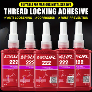 1/3pcs Multifunctional Vitamin Adhesive 222/243 Medium High Strength Screw Glue Medium High Strength Automotive Special Screw Glue Anti-slip Fastening Anaerobic Glue Removable And More