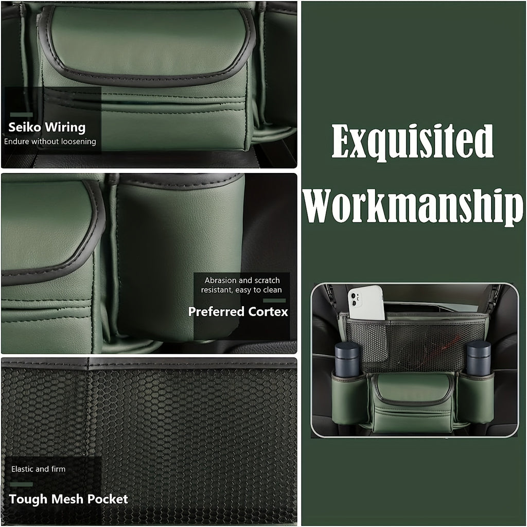 Large Capacity Car Purse Holder - Spacious Organizer for Document, Phone, and Accessories Storage - Premium Automotive Console Accessory for a Clutter-Free Car Interior