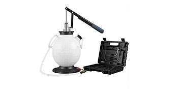 SucceBuy Transmission Fluid Pump ATF Fluid Transfer Filler 7.5L with Control Valve & 15 Common Adapters Kit for Oil Replacement