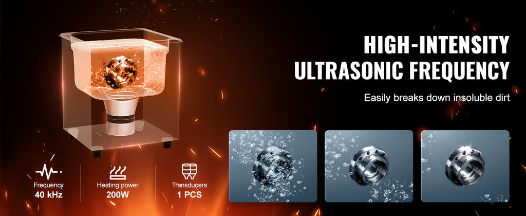 VEVOR 2L 3L 6L 10L 15L Ultrasonic Cleaner Lave-Dishes Portable Washing Machine Diswasher Ultrasound Home Appliances with Timer