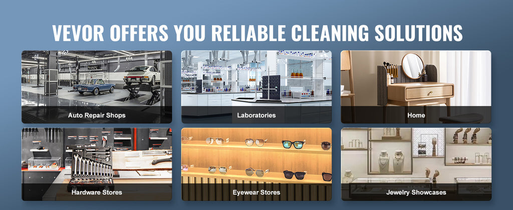 VEVOR 2L 3L 6L 10L 15L Ultrasonic Cleaner Lave-Dishes Portable Washing Machine Diswasher Ultrasound Home Appliances with Timer